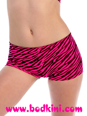 Tween Bold Zebra Shorts - CLEARANCE!