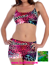 EPIC Rainforest Leopard Top and Shorts Outfit