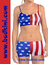 EPIC Stars and Stripes Top and Shorts Outfit