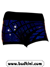 Crackle Sequins Booty Shorts