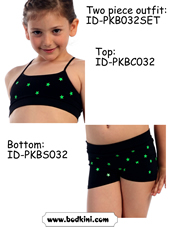 Tactel Mini Stars All Over Spaghetti Racer and Shorts Outfit - CLEARANCE!