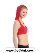 Tactel Hooded Racer Bra - CLEARANCE!