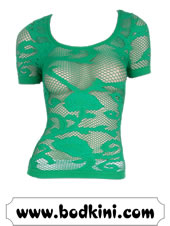 Floral Fishnet T-Shirt - CLEARANCE!