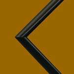 Slim Rounded Black